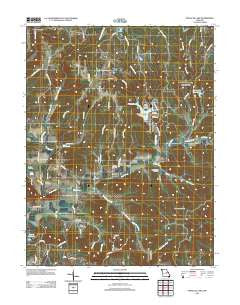 Pinnacle Lake Missouri Historical topographic map, 1:24000 scale, 7.5 X 7.5 Minute, Year 2012