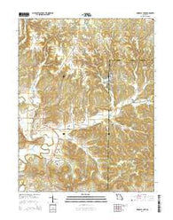 Pinnacle Lake Missouri Current topographic map, 1:24000 scale, 7.5 X 7.5 Minute, Year 2015