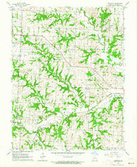 Pittsville Missouri Historical topographic map, 1:24000 scale, 7.5 X 7.5 Minute, Year 1963