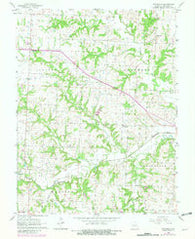 Pittsville Missouri Historical topographic map, 1:24000 scale, 7.5 X 7.5 Minute, Year 1963