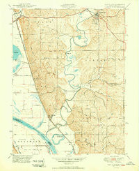 Platte City Missouri Historical topographic map, 1:24000 scale, 7.5 X 7.5 Minute, Year 1950