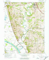 Platte City Missouri Historical topographic map, 1:24000 scale, 7.5 X 7.5 Minute, Year 1961