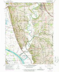 Platte City Missouri Historical topographic map, 1:24000 scale, 7.5 X 7.5 Minute, Year 1961