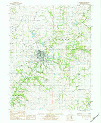 Plattsburg Missouri Historical topographic map, 1:24000 scale, 7.5 X 7.5 Minute, Year 1984