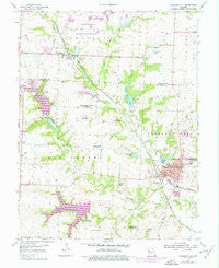 Pleasant Hill Missouri Historical topographic map, 1:24000 scale, 7.5 X 7.5 Minute, Year 1954