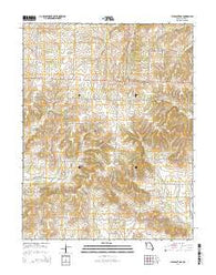 Pleasant Gap Missouri Current topographic map, 1:24000 scale, 7.5 X 7.5 Minute, Year 2014