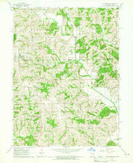 Pleasanton Iowa Historical topographic map, 1:24000 scale, 7.5 X 7.5 Minute, Year 1964