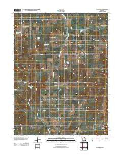 Plymouth Missouri Historical topographic map, 1:24000 scale, 7.5 X 7.5 Minute, Year 2012