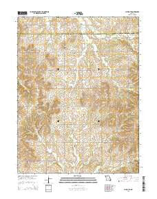 Plymouth Missouri Current topographic map, 1:24000 scale, 7.5 X 7.5 Minute, Year 2015