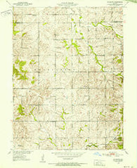 Plymouth Missouri Historical topographic map, 1:24000 scale, 7.5 X 7.5 Minute, Year 1950