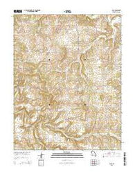 Polk Missouri Current topographic map, 1:24000 scale, 7.5 X 7.5 Minute, Year 2015