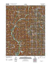 Pollock Missouri Historical topographic map, 1:24000 scale, 7.5 X 7.5 Minute, Year 2012