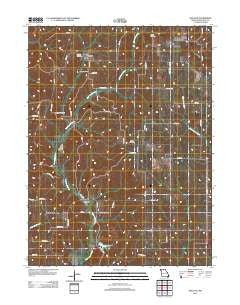 Pollock Missouri Historical topographic map, 1:24000 scale, 7.5 X 7.5 Minute, Year 2012