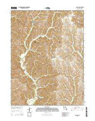 Pollock Missouri Current topographic map, 1:24000 scale, 7.5 X 7.5 Minute, Year 2015