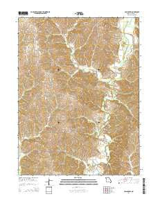 Pollock SW Missouri Current topographic map, 1:24000 scale, 7.5 X 7.5 Minute, Year 2014