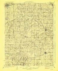 Polo Missouri Historical topographic map, 1:62500 scale, 15 X 15 Minute, Year 1924