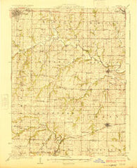 Polo Missouri Historical topographic map, 1:62500 scale, 15 X 15 Minute, Year 1924