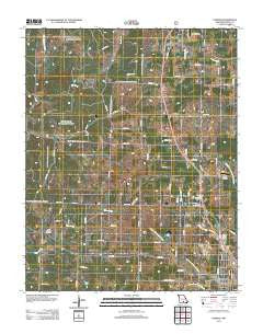 Pomona Missouri Historical topographic map, 1:24000 scale, 7.5 X 7.5 Minute, Year 2011