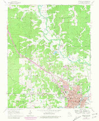 Poplar Bluff Missouri Historical topographic map, 1:24000 scale, 7.5 X 7.5 Minute, Year 1966
