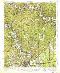 Poplar Bluff Missouri Historical topographic map, 1:62500 scale, 15 X 15 Minute, Year 1935