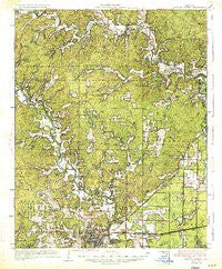 Poplar Bluff Missouri Historical topographic map, 1:62500 scale, 15 X 15 Minute, Year 1935