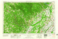 Poplar Bluff Missouri Historical topographic map, 1:250000 scale, 1 X 2 Degree, Year 1960