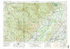 Poplar Bluff Missouri Historical topographic map, 1:250000 scale, 1 X 2 Degree, Year 1957