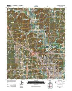 Poplar Bluff Missouri Historical topographic map, 1:24000 scale, 7.5 X 7.5 Minute, Year 2011