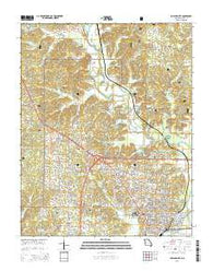 Poplar Bluff Missouri Current topographic map, 1:24000 scale, 7.5 X 7.5 Minute, Year 2015