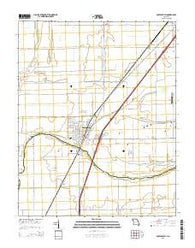 Portageville Missouri Current topographic map, 1:24000 scale, 7.5 X 7.5 Minute, Year 2015