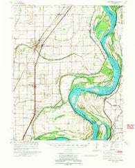 Portageville Missouri Historical topographic map, 1:62500 scale, 15 X 15 Minute, Year 1973