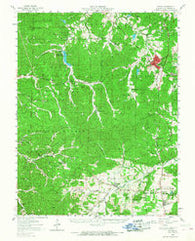 Potosi Missouri Historical topographic map, 1:62500 scale, 15 X 15 Minute, Year 1958