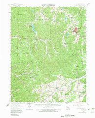 Potosi Missouri Historical topographic map, 1:62500 scale, 15 X 15 Minute, Year 1958