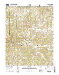 Pottersville Missouri Current topographic map, 1:24000 scale, 7.5 X 7.5 Minute, Year 2015