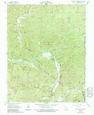 Powder Mill Ferry Missouri Historical topographic map, 1:24000 scale, 7.5 X 7.5 Minute, Year 1965