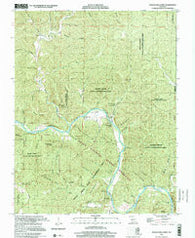 Powder Mill Ferry Missouri Historical topographic map, 1:24000 scale, 7.5 X 7.5 Minute, Year 1997