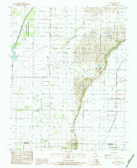 Powe Missouri Historical topographic map, 1:24000 scale, 7.5 X 7.5 Minute, Year 1984