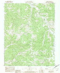 Powell Missouri Historical topographic map, 1:24000 scale, 7.5 X 7.5 Minute, Year 1982