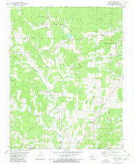 Poynor Missouri Historical topographic map, 1:24000 scale, 7.5 X 7.5 Minute, Year 1979