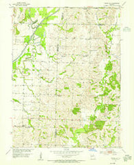 Prairie Hill Missouri Historical topographic map, 1:24000 scale, 7.5 X 7.5 Minute, Year 1953
