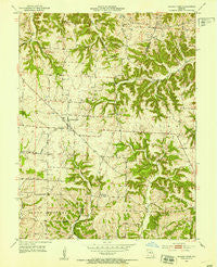 Prairie Home Missouri Historical topographic map, 1:24000 scale, 7.5 X 7.5 Minute, Year 1952
