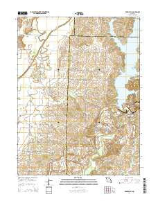 Prairie Hill Missouri Current topographic map, 1:24000 scale, 7.5 X 7.5 Minute, Year 2014