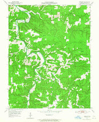 Prescott Missouri Historical topographic map, 1:24000 scale, 7.5 X 7.5 Minute, Year 1951