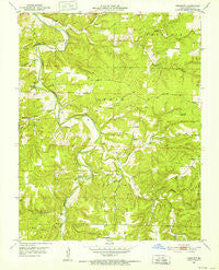 Prescott Missouri Historical topographic map, 1:24000 scale, 7.5 X 7.5 Minute, Year 1951