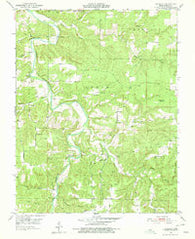 Prescott Missouri Historical topographic map, 1:24000 scale, 7.5 X 7.5 Minute, Year 1951