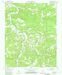 Prescott Missouri Historical topographic map, 1:24000 scale, 7.5 X 7.5 Minute, Year 1951