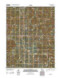 Preston Missouri Historical topographic map, 1:24000 scale, 7.5 X 7.5 Minute, Year 2011