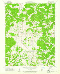 Preston Missouri Historical topographic map, 1:24000 scale, 7.5 X 7.5 Minute, Year 1960