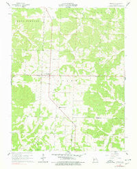 Preston Missouri Historical topographic map, 1:24000 scale, 7.5 X 7.5 Minute, Year 1960