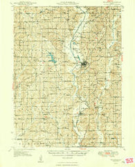 Princeton Missouri Historical topographic map, 1:62500 scale, 15 X 15 Minute, Year 1948